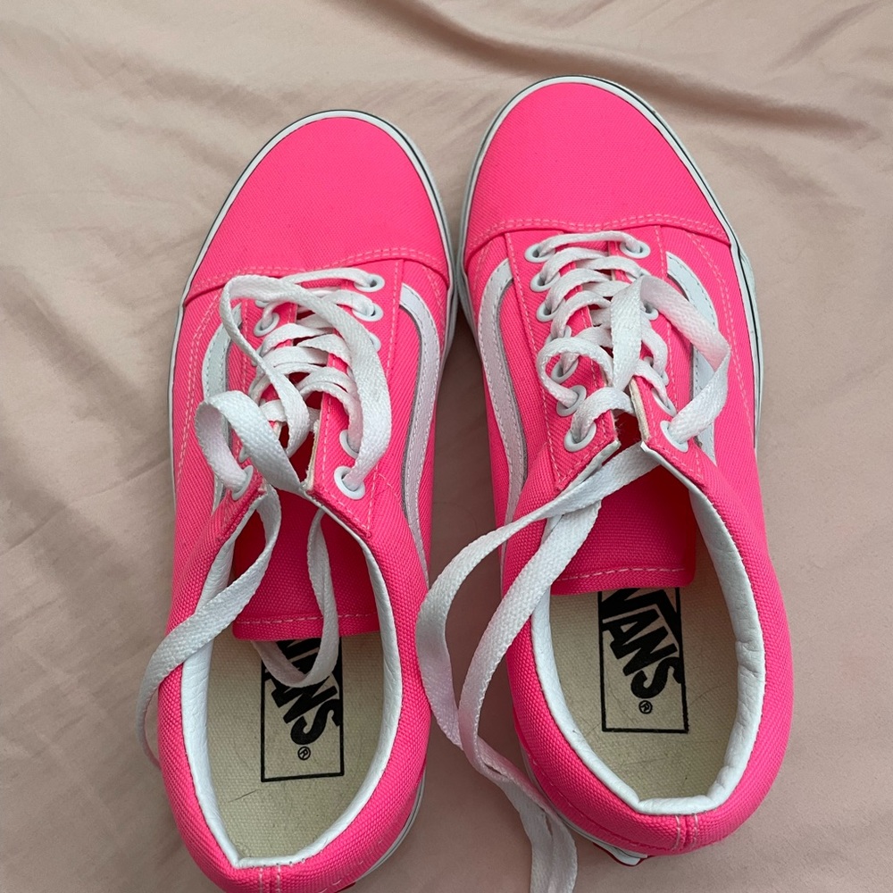 Vans Size 8.5 Hot Pink!